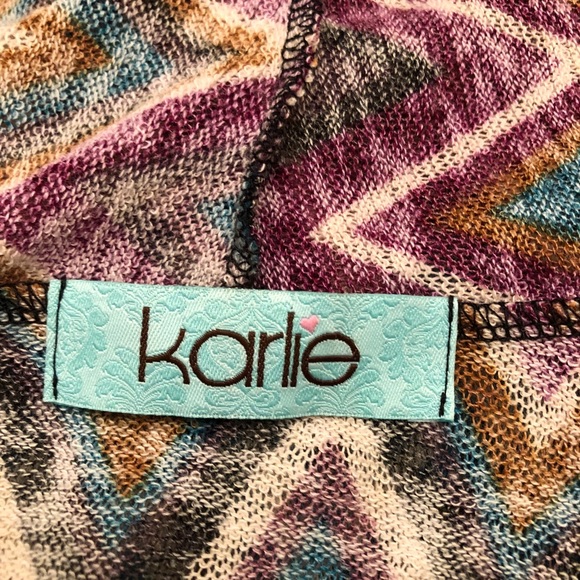 Karlie Aztec Design Long Sleeve Cardigan - Picture 12 of 12